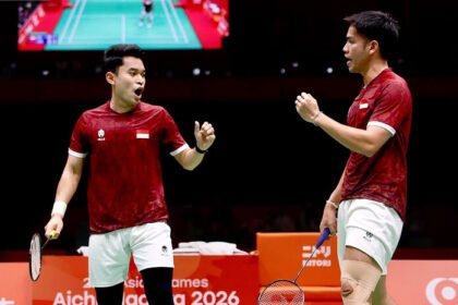 Leo/Daniel bangkit setelah kalah di gim pertama dan menutup final Asian Games 2026 dengan emas untuk Indonesia.