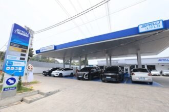 SPKLU Signature Andara di Cinere, Depok, menghadirkan layanan Ultra Fast Charging dan fasilitas pendukung bagi pengguna kendaraan listrik.