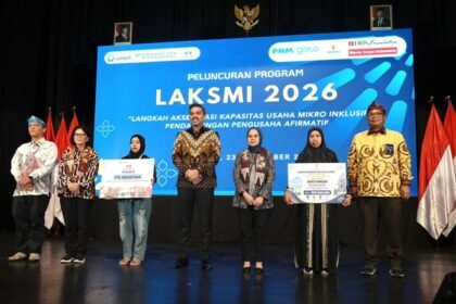 Kementerian UMKM dan PNM meluncurkan Program Laksmi 2026 untuk memperkuat pemberdayaan usaha mikro perempuan di Jawa Timur.