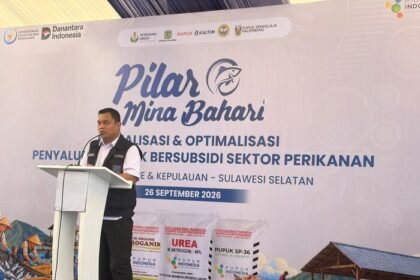 Pupuk Indonesia memperkuat koordinasi penyaluran pupuk bersubsidi bagi pembudidaya ikan di Kabupaten Pangkep, Sulawesi Selatan.