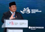 Presiden Prabowo Subianto menyampaikan pandangan mengenai peluang perdagangan Indonesia-Eurasia dalam Eastern Economic Forum ke-11 di Vladivostok, Rusia.