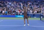Carlos Alcaraz mengalahkan Jaime Faria dalam empat set pada babak kedua US Open 2026 di Arthur Ashe Stadium.