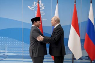 Presiden Prabowo Subianto bertemu Presiden Vladimir Putin di Vladivostok saat menghadiri Eastern Economic Forum, Kamis, 3 September 2026.