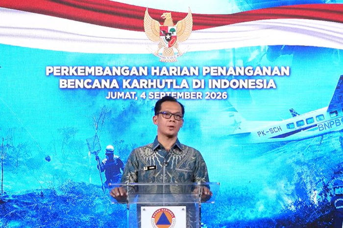 BNPB menggunakan drone thermal untuk mendeteksi titik panas tersembunyi sebagai bagian dari penanganan kebakaran hutan dan lahan.