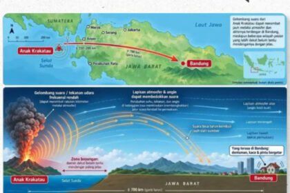 Badan Geologi menyatakan pertumbuhan Gunung Anak Krakatau pascaerupsi 2018 masih relatif kecil dan belum berpotensi runtuh dalam skala yang memicu tsunami.
