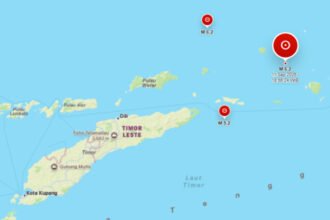 Gempa bumi Magnitudo 6,2 mengguncang wilayah Maluku Barat Daya pada Jumat (11/9/2026) dan dinyatakan tidak berpotensi tsunami.