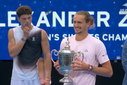 Alexander Zverev menjuarai US Open 2026 setelah mengalahkan Ben Shelton 6-3, 7-6(2), 5-7, 6-2 dan meraih Grand Slam keduanya musim ini.