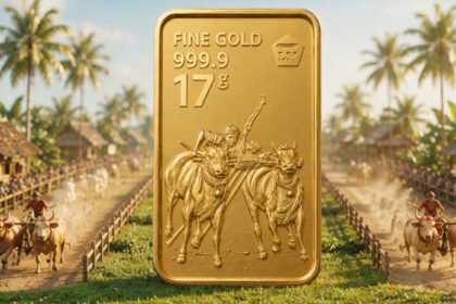 Harga emas Antam hari ini naik tipis Rp1.000 menjadi Rp2.593.000 per gram, sedangkan harga buyback mencapai Rp2.438.000 per gram.