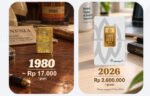 Harga emas Antam kembali naik pada Kamis, 17 September 2026, dengan harga 1 gram mencapai Rp2.598.000.