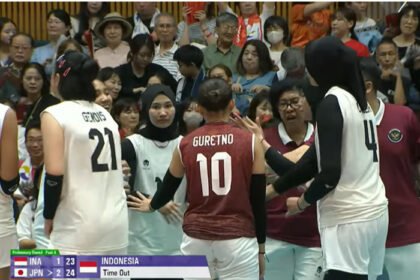 Timnas voli putri Indonesia kalah 1-3 dari Jepang pada laga terakhir Grup A Asian Games 2026 dan selanjutnya menghadapi Thailand di perempat final.