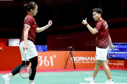 im bulu tangkis beregu putri Indonesia merayakan kemenangan atas China Taipei pada perempat final Asian Games 2026. im bulu tangkis beregu putri Indonesia merayakan kemenangan atas China Taipei pada perempat final Asian Games 2026. im bulu tangkis beregu putri Indonesia merayakan kemenangan atas China Taipei pada perempat final Asian Games 2026. im bulu tangkis beregu putri Indonesia merayakan kemenangan atas China Taipei pada perempat final Asian Games 2026.