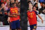 Spanyol mengalahkan Inggris 3-2 di Wembley melalui comeback dramatis dan memperpanjang rekor tidak terkalahkan menjadi 39 pertandingan.