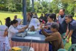 Agrinas Palma Nusantara menggelar Pasar Rakyat dan layanan kesehatan gratis bagi masyarakat Desa Sukarame, Labuhanbatu Utara.