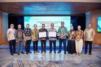 Penandatanganan kerja sama Asset Buy antara bank bjb dan MNC Finance di Menara bank bjb, Bandung, Kamis, 17 September 2026.