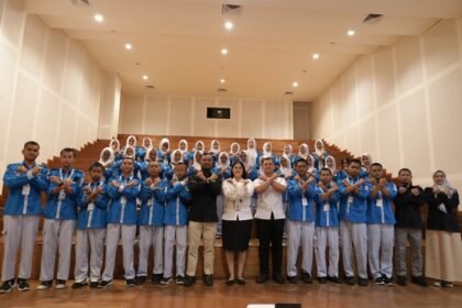 BSSN memberikan edukasi literasi keamanan siber kepada 40 pelajar SMKN 1 Ngawen dalam kunjungan industri di Kantor BSSN Sawangan, Depok.