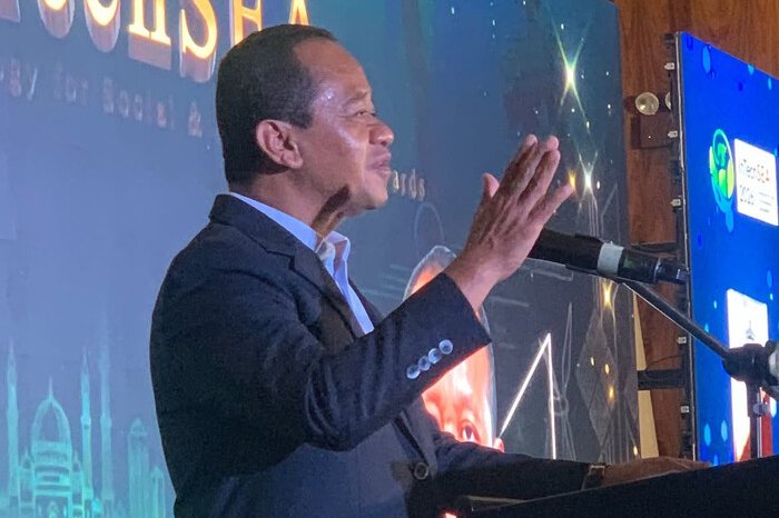 Menteri ESDM Bahlil Lahadalia menyampaikan kebijakan pemerintah terkait ketahanan energi dan hilirisasi mineral di Jakarta.