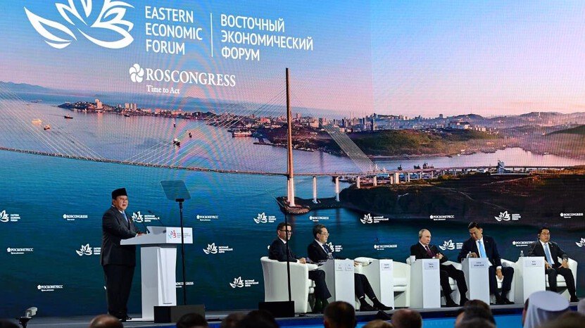 Presiden Prabowo Subianto mendorong percepatan pemberlakuan Indonesia-EAEU FTA saat menghadiri Eastern Economic Forum di Vladivostok, Rusia.