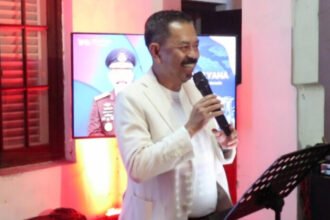 Wakil Jaksa Agung RI Asep Nana Mulyana saat menyampaikan keynote speech pada IFG Synergy Day 2026 di Bandung.