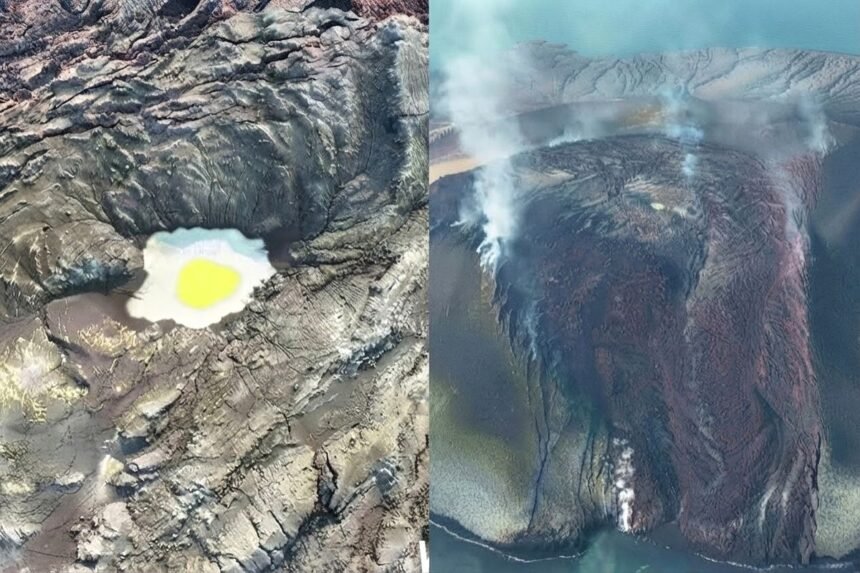 Ada "Telur Ceplok" di Kawah Gunung Anak Krakatau Setelah Erupsi, ini Penyebab Terjadinya