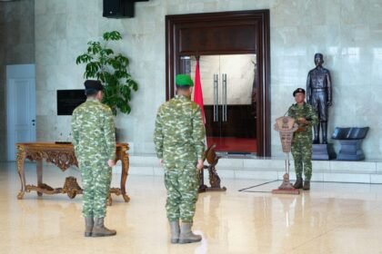 Pangilma TNI Agus Subiyanto Pimpin Sertijab Wakil Panglima TNI dan Kasad