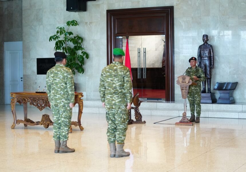 Pangilma TNI Agus Subiyanto Pimpin Sertijab Wakil Panglima TNI dan Kasad