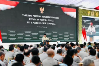 Di Depan 800 Pati TNI-Polri, Prabowo Tegas: Jangan Ada Ego Sektoral