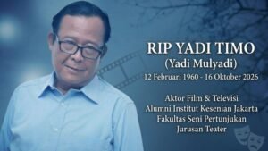 Aktor Senior Yadi Timo Meninggal Dunia di Usia 66 Tahun