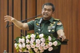 Kepala Staf TNI Angkatan Darat (KSAD) Jenderal TNI Maruli Simanjunta