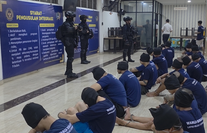 Napi Rutan Depok yang Pesta Narkoba Dikirim ke Nusakambangan