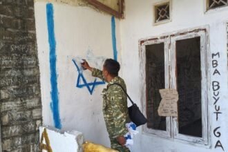 Geger Gambar Bendera Israel di Lamongan, Ternyata Hasil Coretan ODGJ Sebatang Kara