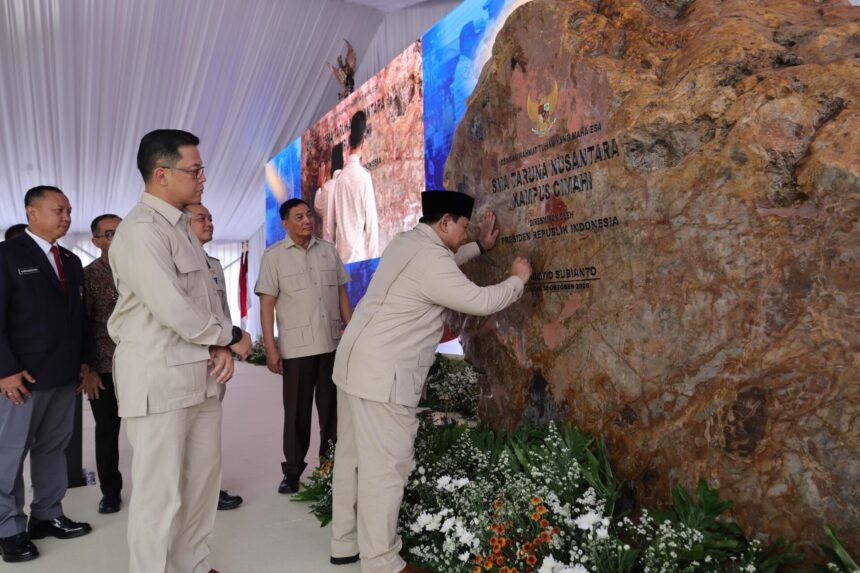 SMA Taruna Nusantara Cimahi Resmi Beroperasi di Lahan 30 Hektare, Gratis 100 Persen