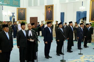 Prabowo Lantik Empat Wamen Baru, Richard Tampubolon Dampingi Yusuf Jauhari di Kemhan