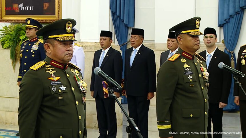 Presiden Prabowo Resmi Lantik Tandyo Budi Jadi KSAD