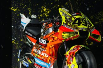 Penampakan Livery Spesial Tim VR46 di Mandalika: Tema Burung Garuda dan Warna Merah Putih Merekah