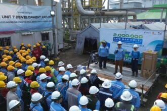 Rekind Tegaskan Komitmen K3, Proyek Salak Unit 7 Capai 2 Juta Jam Kerja Aman