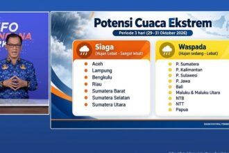 Bibit Siklon 91B Terdeteksi di Laut Andaman, Waspada Cuaca Ekstrem dan Gelombang Tinggi