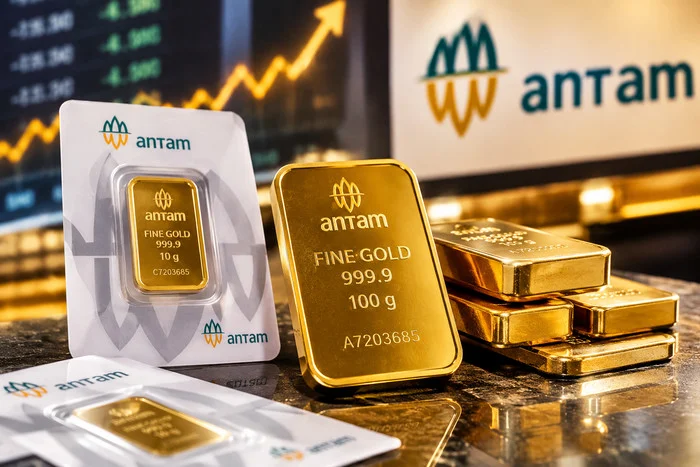 Harga emas Antam pada 28 Oktober 2026 meningkat Rp20.000 menjadi Rp2.570.000 per gram, disertai kenaikan harga buyback menjadi Rp2.365.000 per gram.