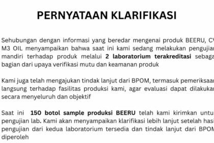 Produsen Maklon Beeru Stevia Bantah Klaim Keliru, Kirim 150 Sample ke Lab dan Gandeng BPOM
