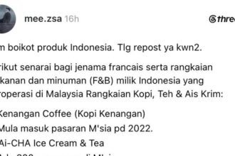 Netizen Malaysia Serukan Boikot Produk Indonesia, Ada Apa?