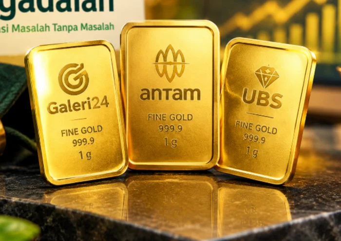 Harga emas Pegadaian Rabu, 21 Oktober 2026, turun untuk Galeri24, Antam, dan UBS. Simak daftar harga emas terbaru dari 0,5 gram hingga 1 kilogram.