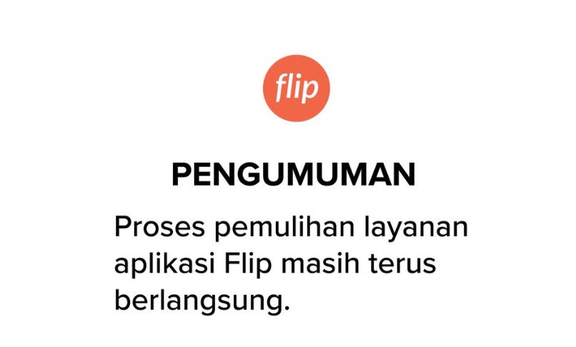 Aplikasi Error 4 Hari Berturut-turut, Bos Flip Rafi Putra Arriyan Minta Maaf dan Buka Layanan Refund