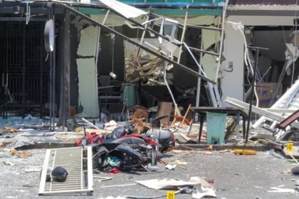 Penampakan Puluhan Bangunan di San Antonio Surabaya Hancur Akibat Ledakan