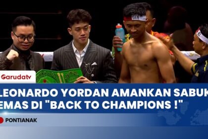 Aksi Gemilang Leonardo Yordan di "Back to Champions", Kunci Kemenangan TKO atas Chakkit Rachakhot