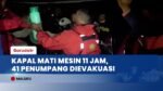 Dihantam Gelombang dan Angin Kencang, Tim SAR Evakuasi 41 Penumpang Kapal di Perairan Aru