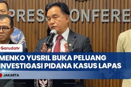 Temuan Sel Mewah Lapas Cibinong Berlanjut ke Jalur Hukum? Ini Penegasan Menko Yusril!