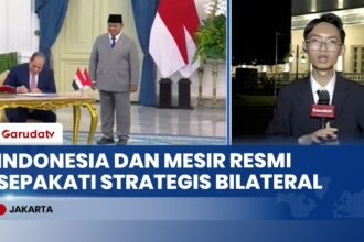 Bertemu di Istana Merdeka, Presiden Prabowo dan Presiden El-Sisi Sahkan Kemitraan Strategis