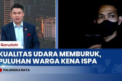Kabut Asap Parah Menerpa Palangka Raya, Kualitas Udara Tembus Level Sangat Berbahaya
