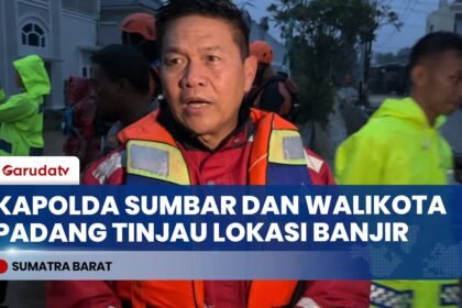 Tinjau Lokasi Banjir Bandang di Padang, Kapolda Sumbar dan Walikota Pastikan Korban Tertangani