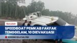 Speedboat Pemkab Fakfak Tenggelam di Sorong Selatan, 10 Penumpang Dievakuasi