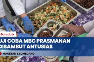 Uji Coba Program Makan Bergizi Gratis Skema Prasmanan di Sumedang & Magetan Disambut Antusias